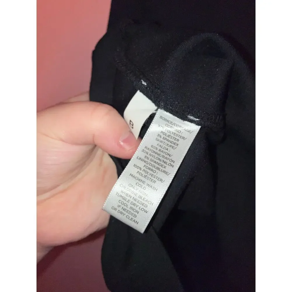 🛑 LAST CHANCE! Loft grey and black business casual dress size 0 - Picture 3 of 4